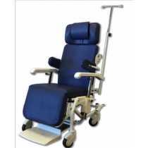 High Back Mobile Tilting Comfort Chair - Redgum (IV pole optional extra)