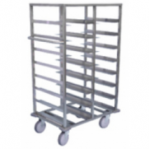 Food Trolley Dispenser 16 tray Stainless Steel