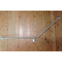 40 Degr ToiletRail  32x700 Horizontal x800mm Left Hand seated Concealed Flange