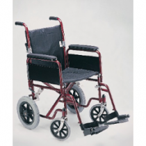 404 Combi Deluxe Transit Wheelchair 46cm seat (18 inch) Burgundy
