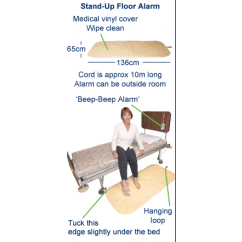 Floor Stand Up Sensor Pad alarm - with Sounding Alarm Box