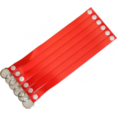 Bed Height Indicator Adjustment Strap - Red (Pack of 6)