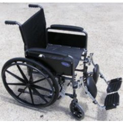 Hire/Week-Wheelchair Self Propelled with Elevating leg rests