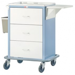 Medication Cart - 3 Drawer Webster Care - Beige - Kerry