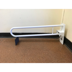 Devon Drop Down 25mm Rail Painted White 760mm extended