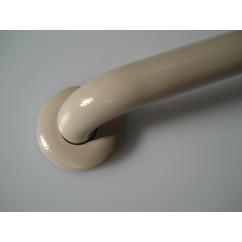 Grab Rail 32x450mm Almond Ivory Ripple Finish Concealed Flange