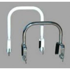 Clamp On Bath Rail Large 260mm High - Wide Clamp-Chrome Plated