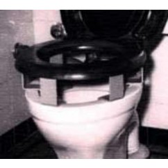 HenryCare Toilet Seat Raiser-Full Deflect 75mm