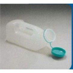 Urinal Bottle Clear with Lid Male