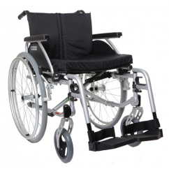 Aspire Evoke Wheelchair Lightweight 41cm (16 inch)  Seat Silver
