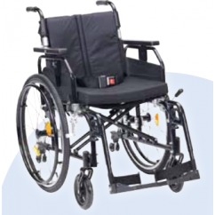 Drive wheelchair 51cm seat (20 inch)  Pneumatic Rear Solid Front Tyres QR hubs  incl seat & back cushions Aluminium Frame half Folding Back MUW 135 Kg