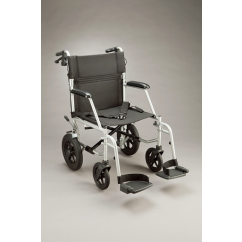 Vito Plus Transit Wheelchair 46cm seat (18 inch) - Attendant Brakes Lightweight Aluminium Frame